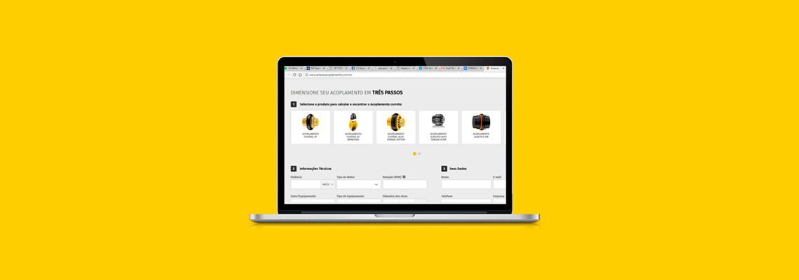 dimensionamento de acoplamento