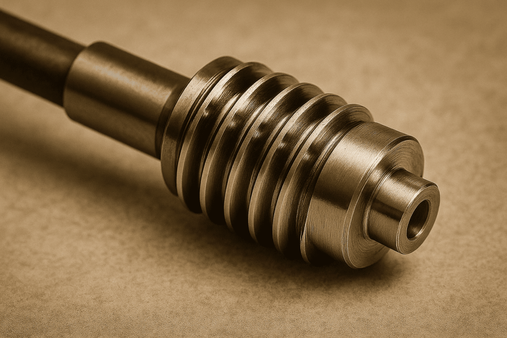 Tipos de engrenagens: parafuso sem fim