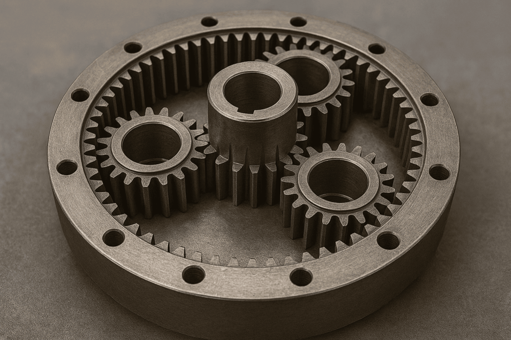 Tipos de engrenagens: planetária